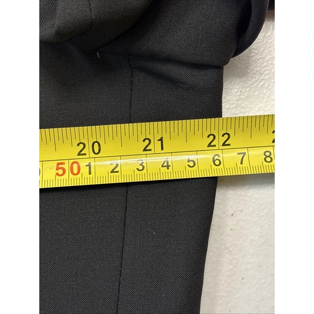 Jos A Bank Mens Black 100%‎ Wool Sport Coat 2 Button Suit Jacket Blazer 42 L